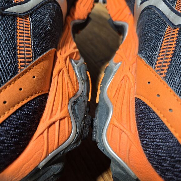 Mizuno Wave Ascend 8 Mens Size 9 UK 8 Trail Running Shoes Orange/Blue Trainers - Picture 5 of 13